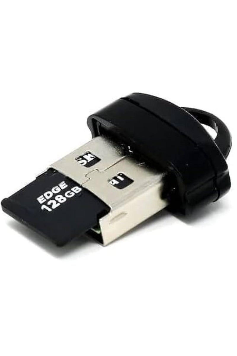 Micro SD Card Reader T17 – Black – Fast & PortablE - Image 1