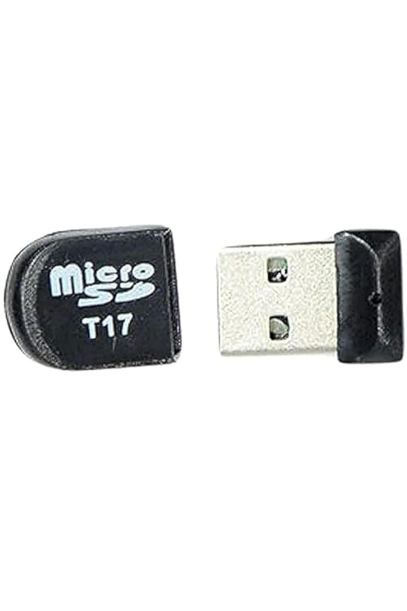 Micro SD Card Reader T17 – Black – Fast & PortablE - Image 3