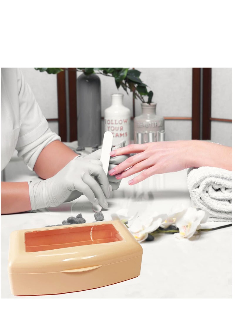 SYOSI صندوق تعقيم أدوات الأظافر علبة تعقيم بلاستيكية علبة مطهرة لتعقيم أدوات الأظافر ملاقط قاطع جلد الأظافر مقص علبة نظيفة تخزين لأدوات فن الأظافر - Image 3