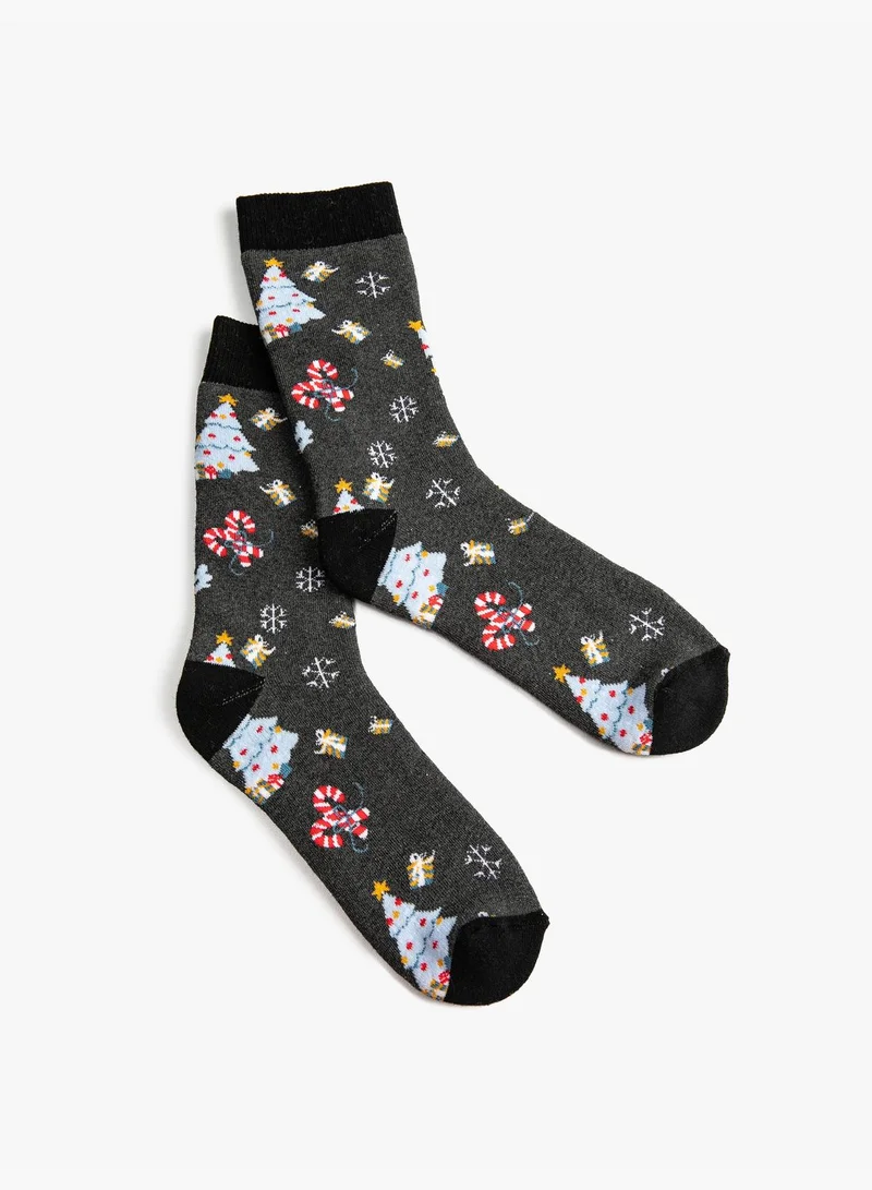 كوتون Christmas Printed Socket Socks
