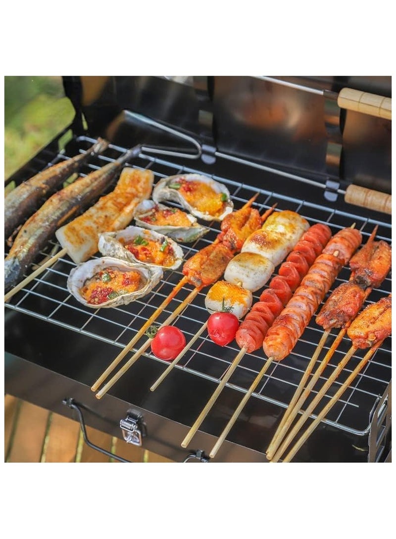 BJM Folding Campfire Grill, Portable and foldable, easy to carry, with grill fork + shovel, suitable for outdoor barbecues, indoor and outdoor parties, short trips - Image 2