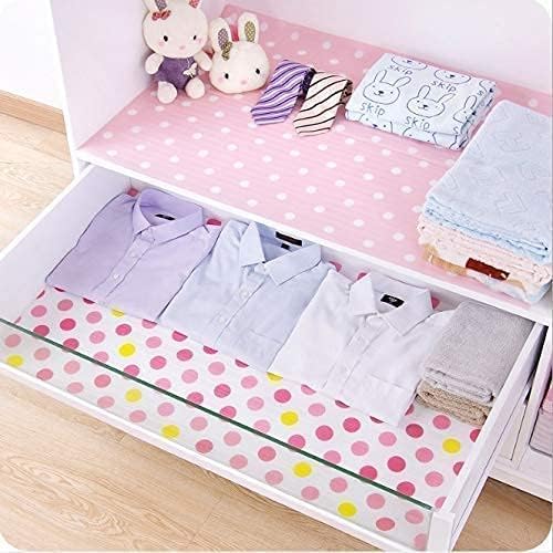 PRIT Store Multipurpose Antibacterial Plastic Printed Cabinet Household Wardrobe Moisture Drawer Pad Waterproof NonSlip Base Paper Kitchen Cupboard Liners Foam Roll Kitchen Mat 30x300cm  - Image 3