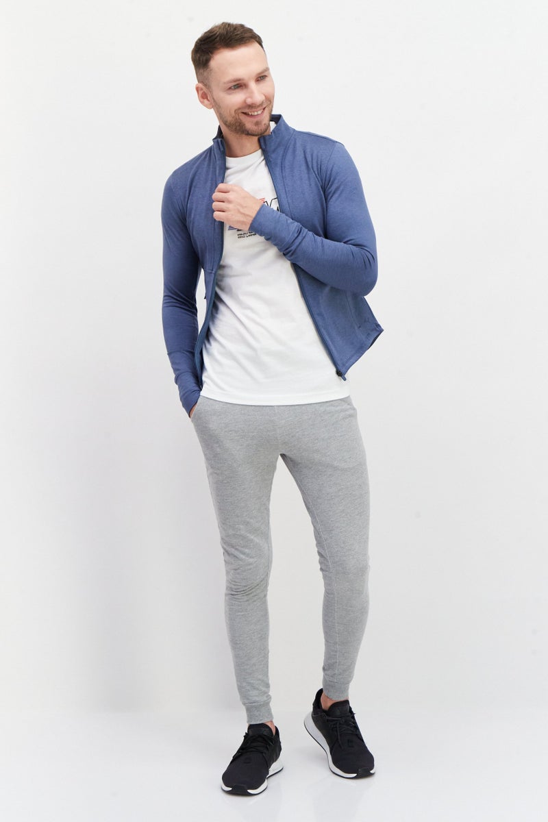 PUMA سويت شيرت تدريب رياضي للرجال، أزرق - Image 2