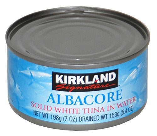 Costco Kirkland Albacore Solid White Tuna in Water  Pack of 4 Cans Each can 190g  7oz - Image 4