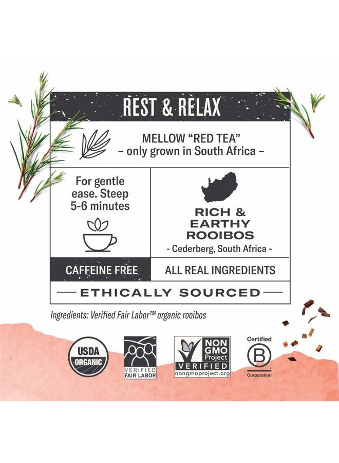 Numi Organic Tea Rooibos, 18 Count (Pack of 3) Box of Tea Bags (Packaging May Vary) - Image 2