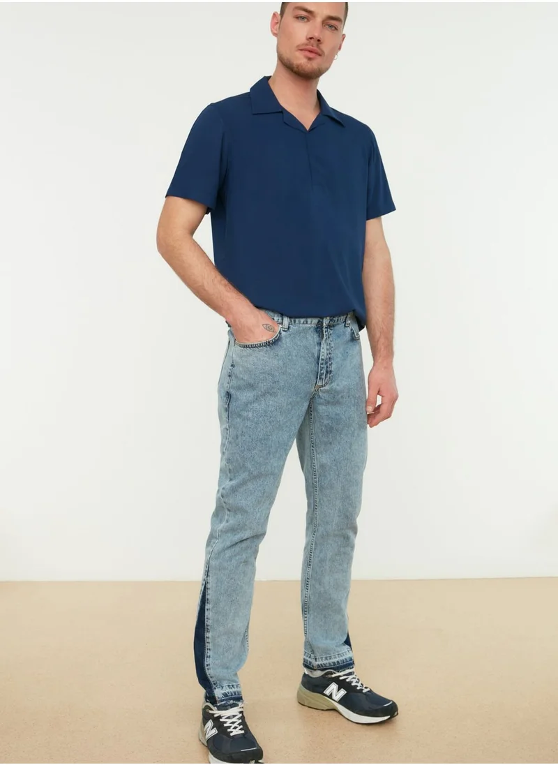 trendyol Light Wash Straight Fit Jeans