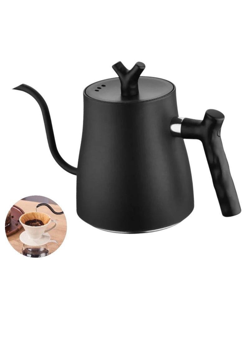 Generic Gooseneck Coffee Kettle for Pour Over Stainless Steel 1.5L Capacity Elegant Black Color  - Image 1