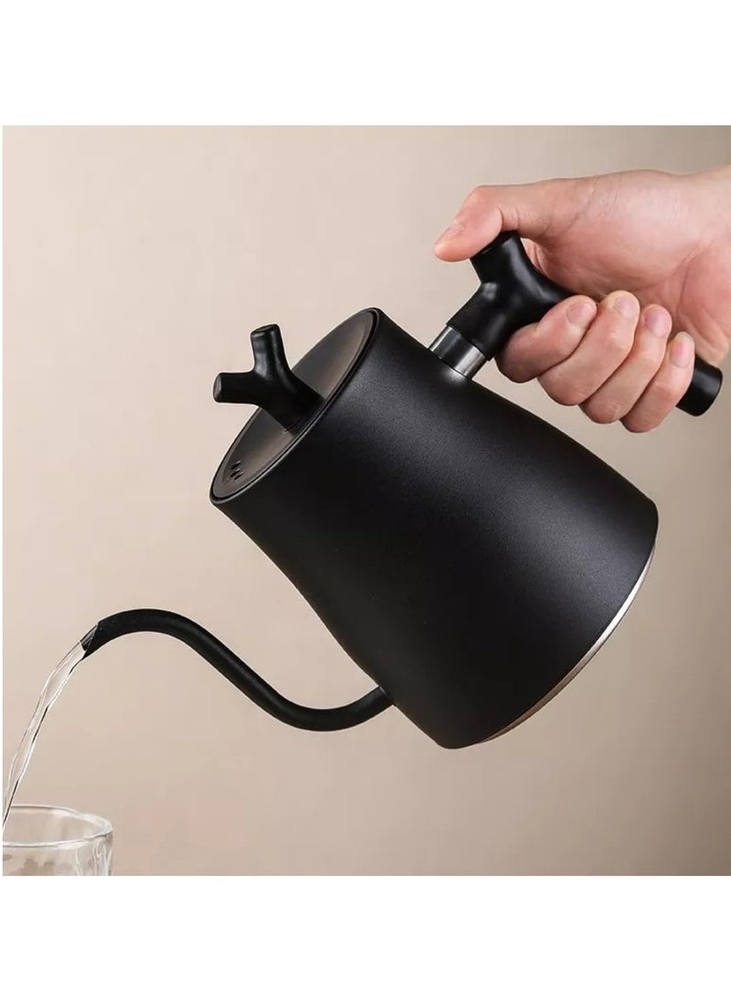 Generic Gooseneck Coffee Kettle for Pour Over Stainless Steel 1.5L Capacity Elegant Black Color  - Image 4