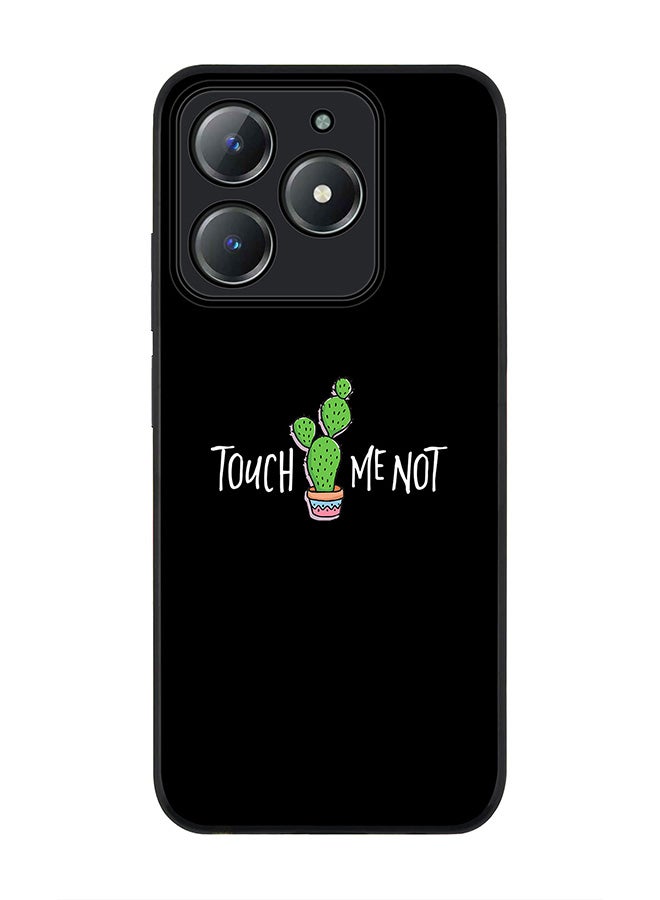 Stylizedd For Realme C63 / Realme C61 4G Case,Slim fit Camera Protection, Shockproof Thin Phone cover  - Touch me not - Image 1