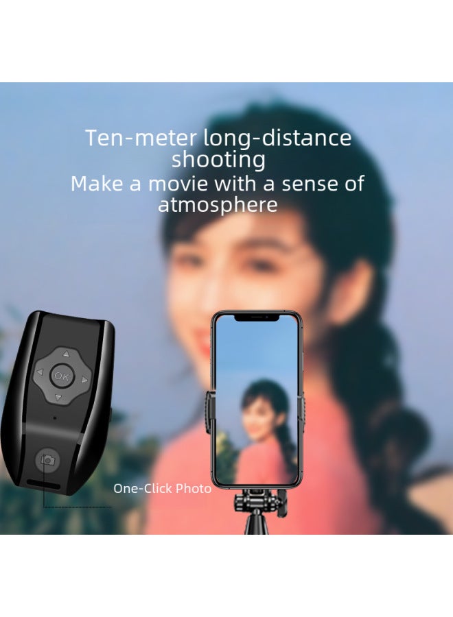 Rechargeable Mobile Phone Remote Controller Self-timer Video Praise E-book Page Flip Drama Projections Multifunctional Remote Controller-Color:Powder Bag + Data Line + Manual - Image 3