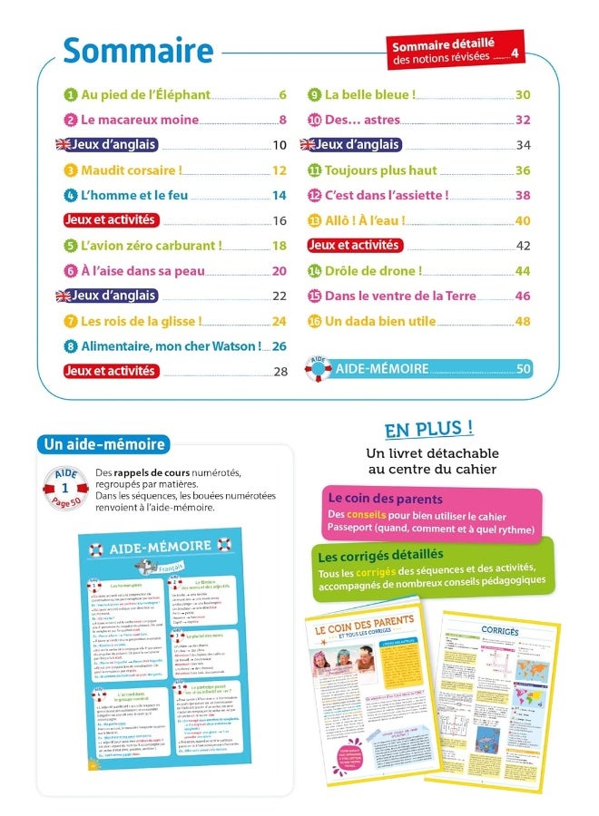 جواز السفر - من CM1 إلى CM2 9/10 سنوات - كتيب العطلات 2024 - Image 4