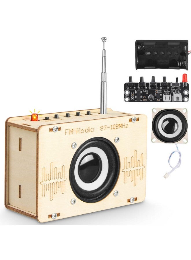 بوراكسي مجموعات العلوم للأطفال من سن 8 إلى 12 سنة و12 إلى 14 سنة، مجموعات الجذع للأطفال من سن 8 إلى 10 سنوات، ألعاب للأطفال من سن 8 إلى 13 سنة، قم ببناء مجموعة راديو FM الخاصة بك، مشاريع الحرف اليدوية للدوائر الإلكترونية، هدايا للأولاد والبنات المراهقين من سن 9 إلى 11 إلى 15 سنة وما فوق - Image 1