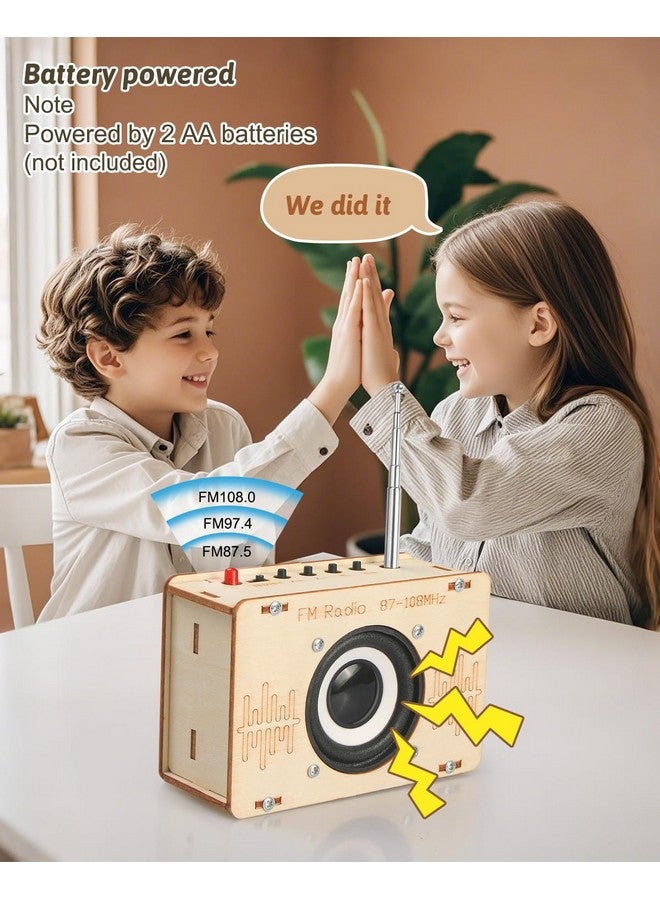 بوراكسي مجموعات العلوم للأطفال من سن 8 إلى 12 سنة و12 إلى 14 سنة، مجموعات الجذع للأطفال من سن 8 إلى 10 سنوات، ألعاب للأطفال من سن 8 إلى 13 سنة، قم ببناء مجموعة راديو FM الخاصة بك، مشاريع الحرف اليدوية للدوائر الإلكترونية، هدايا للأولاد والبنات المراهقين من سن 9 إلى 11 إلى 15 سنة وما فوق - Image 4