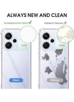 Generic Case Compatible with Xiaomi Redmi Note 13 Pro Plus 5G Case, Transparent Soft TPU Slim Case, Anti-Shock, Scratch, Resistant Fingerprint Anti-Drop Protective Case  - Image 5