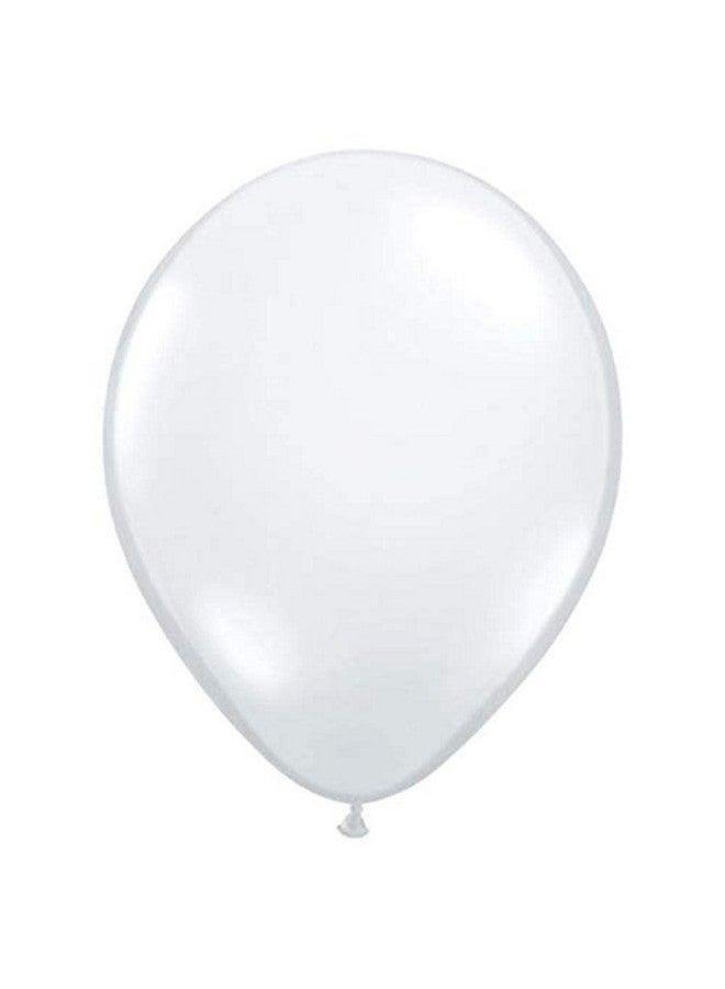 18 Diamond Clear Stuffing Latex Balloons (25Ct)