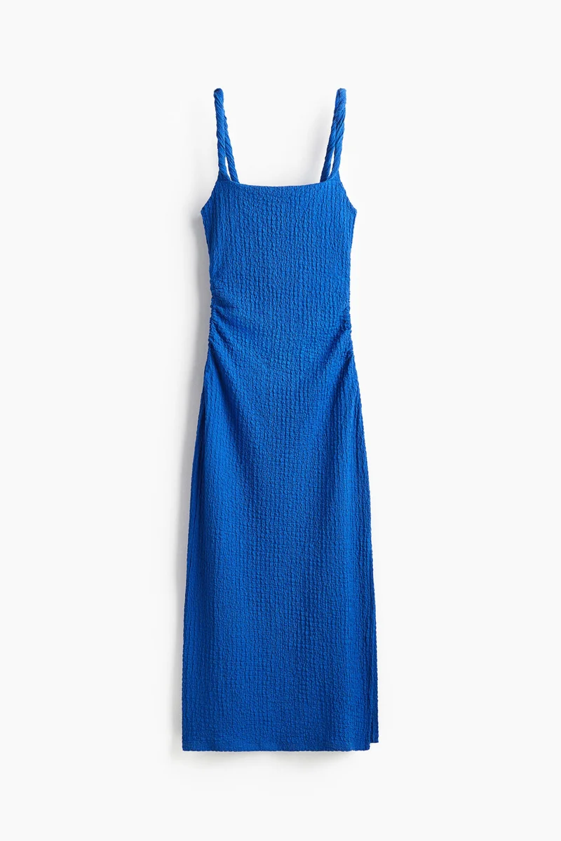 H&M Textured jersey midi dress