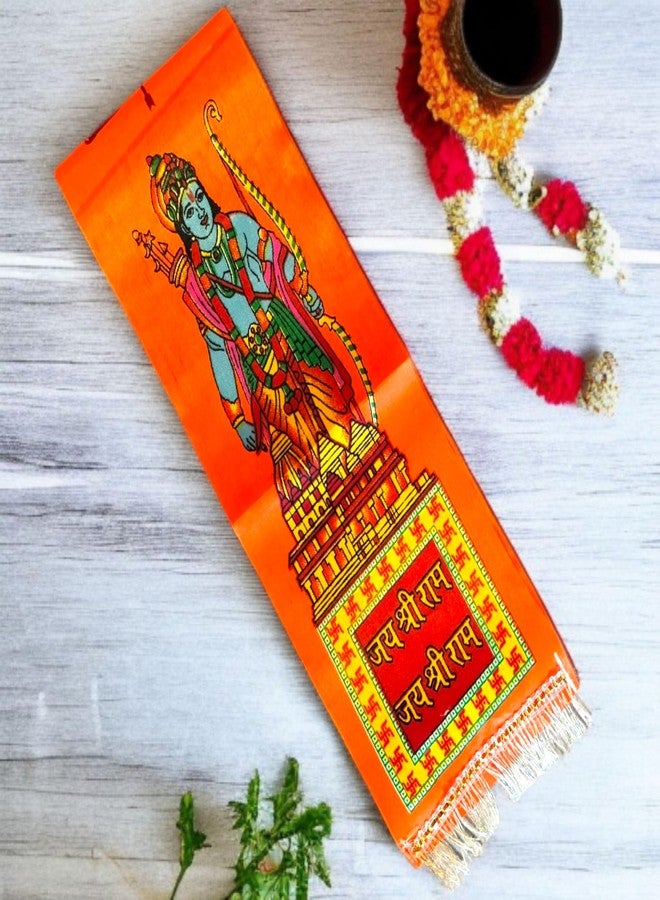KAUSHEVA Ram Naam Gamchha/Patka/Scarf for Men and Women - PACK OF 4 - Image 3