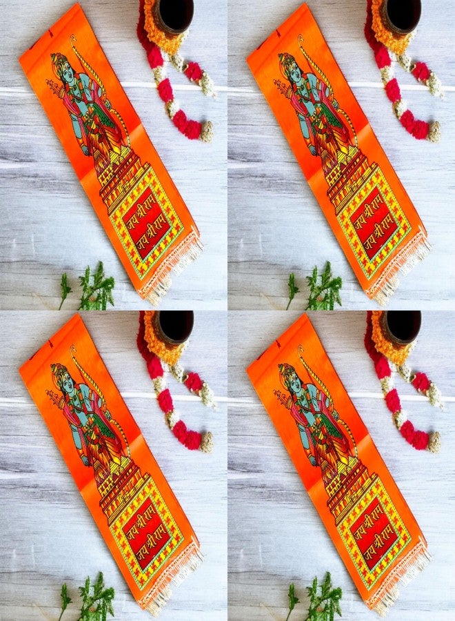 KAUSHEVA Ram Naam Gamchha/Patka/Scarf for Men and Women - PACK OF 4 - Image 5