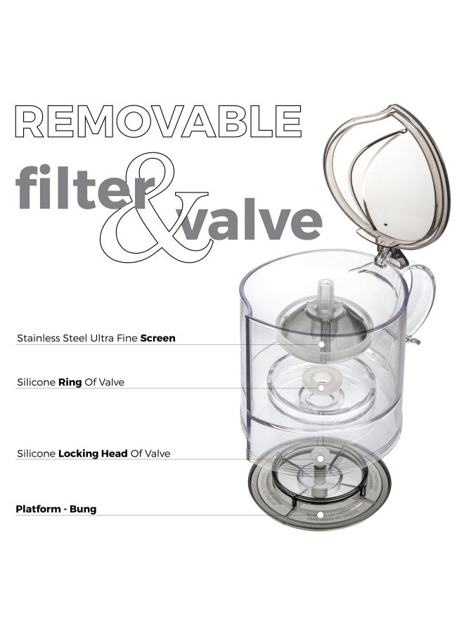Tealyra - - leafTEA MAKER - 18.5-ounce - Loose Tea Teapot With Removable Infuser - Best Tea Maker For Perfect Cup of Leaf Tea - Bottom Dispensing - Dripping Free Guarantee - 550ml - Image 1