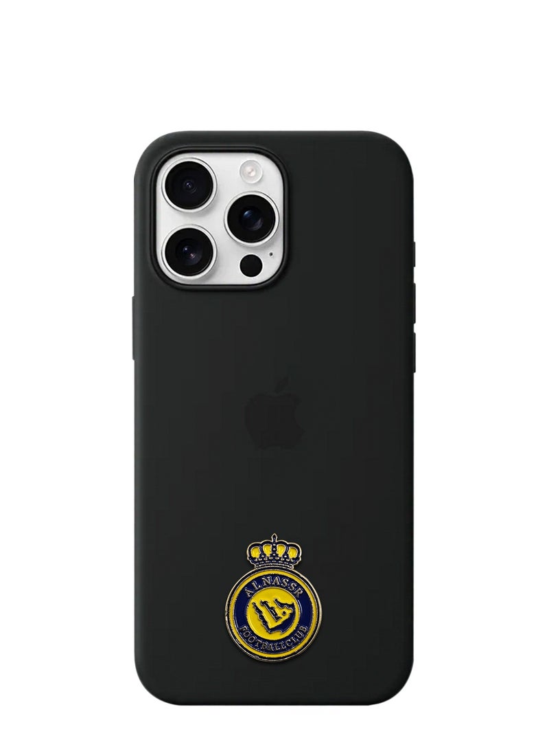 2 Pieces Al-Nassr Metal Sticker for Mobile or Any Smooth Surface