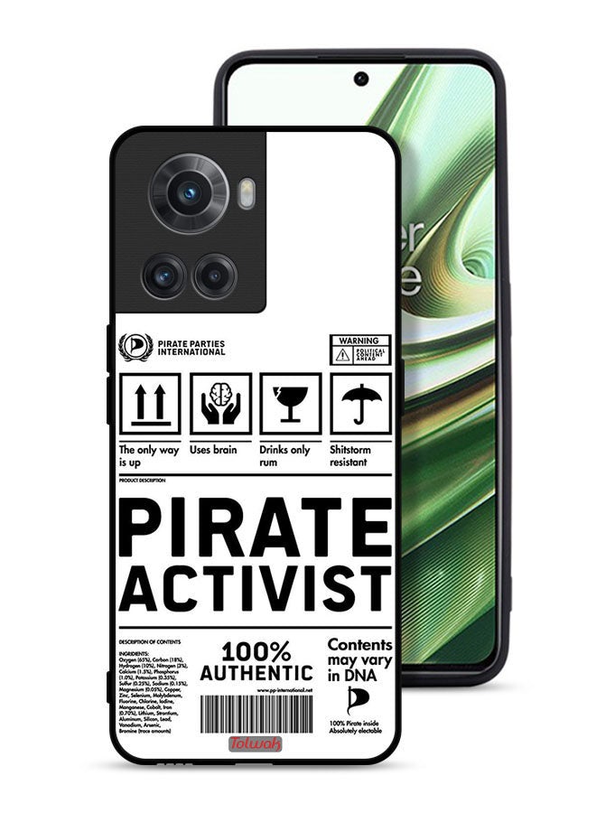 Tolwak OnePlus 10R 5G Protective Case Cover Private Activist Sticker  - Image 1