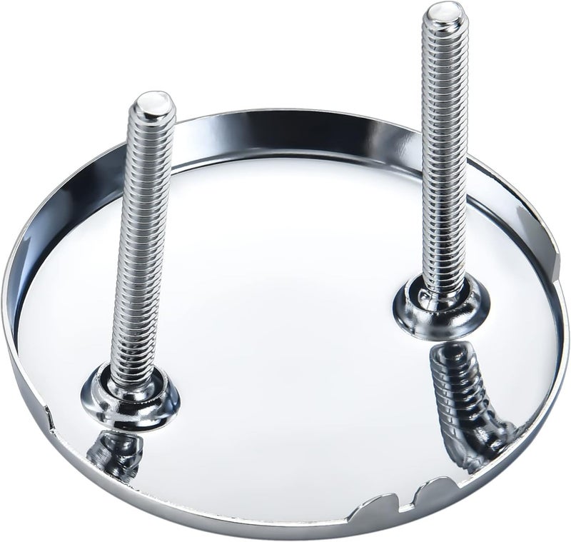 LOWCUS DTT101 Repalcement for Kingston Brass and for Delta 2 Hole Bathtub Overflow Plate,3-3/16 Inches Diameter,Polished Chrome - Image 5