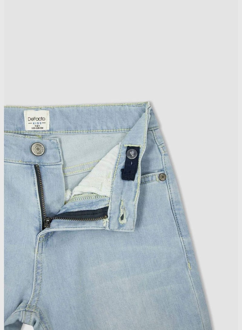 DeFacto Boy Slim Fit Denim Trousers - Image 3