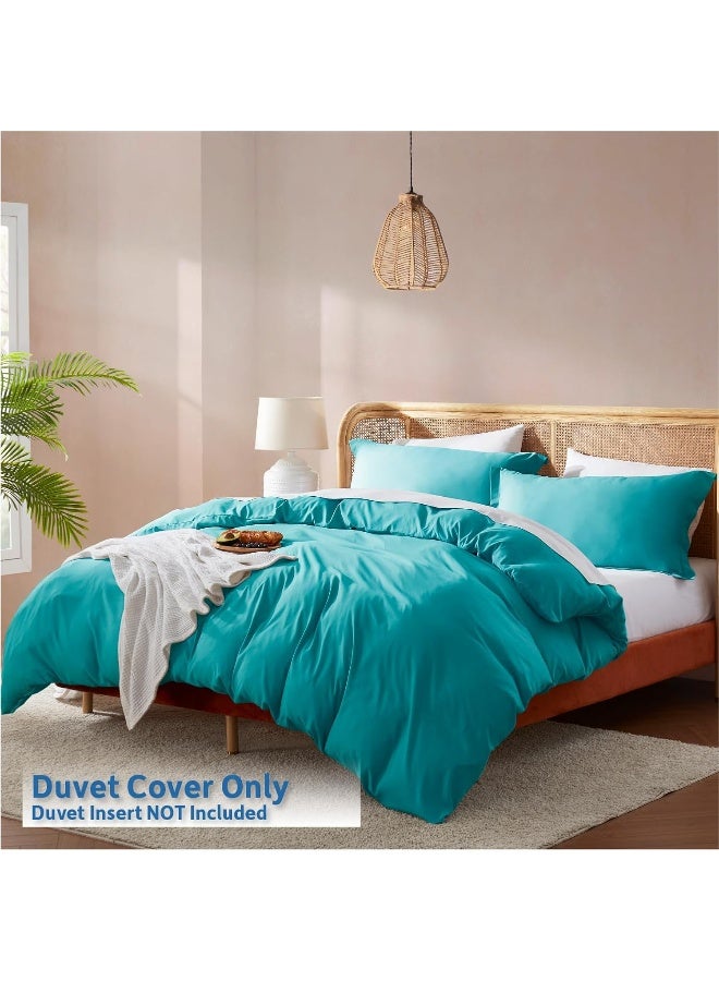 Nestl Nestl Duvet Cover Set - Queen Size, Teal  - Image 2