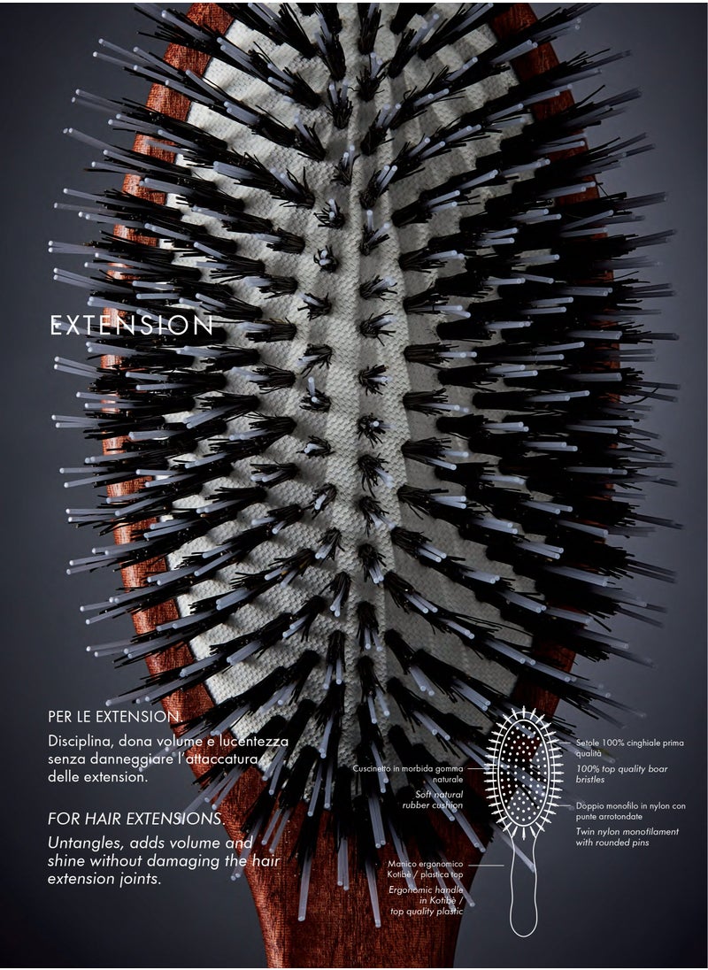 ACCA KAPPA EXTENSION Hair Brush | Oval Shape 22 cm.  - Image 3