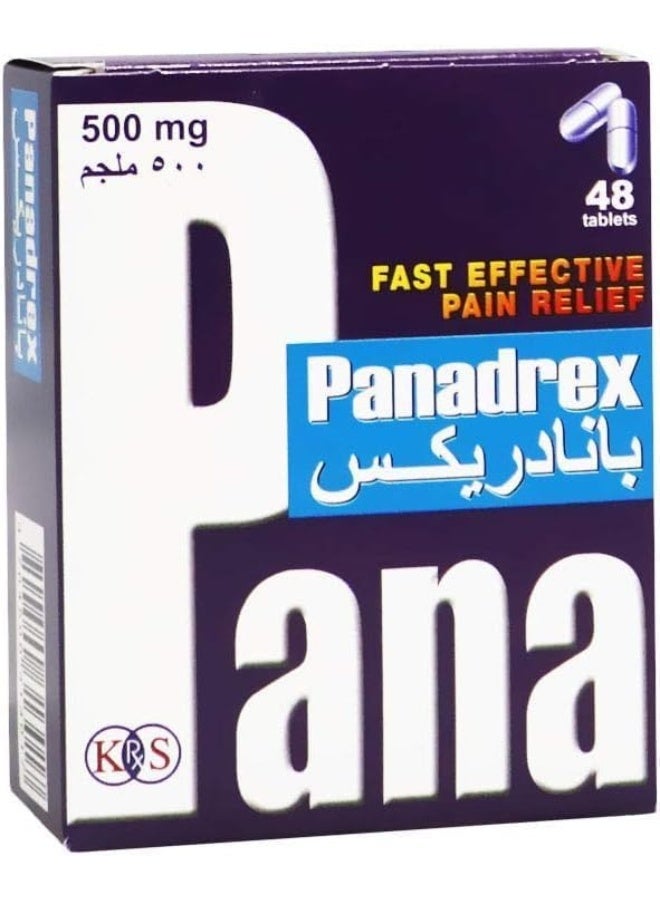 Panadrex 500 mg Tablet 48's