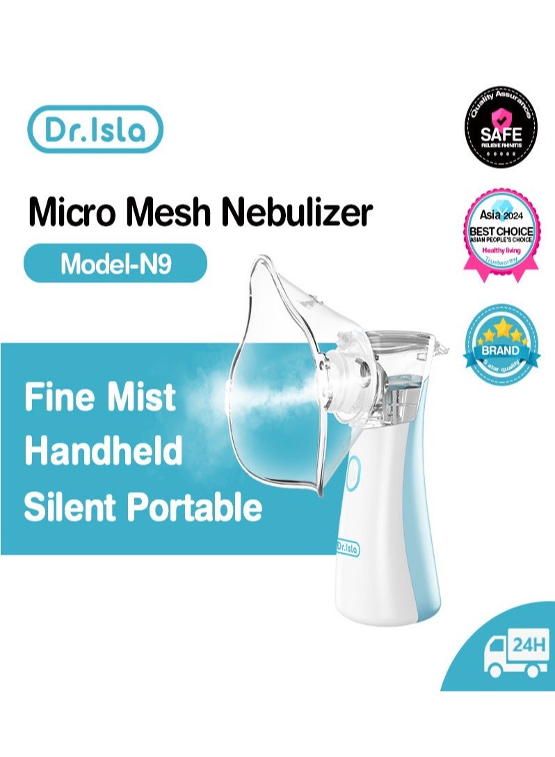 Dr.isla جهاز البخاخات N9 البخاخات المحمولة للأطفال بخاخ البخاخات بالموجات فوق الصوتية بخاخة بخاخة صغيرة للسعال شبكة البلغم - Image 2