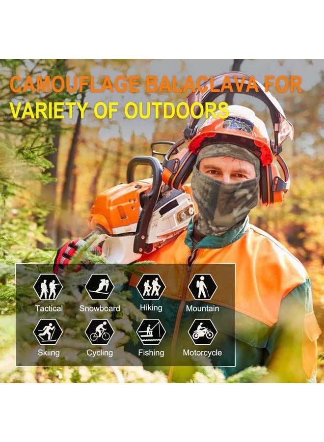XY3545HS Camo Balaclava Face Mask for Man and Women-Hunting，Skiing，Motorcycle Windproof，UV Protection&Military Training - Image 2