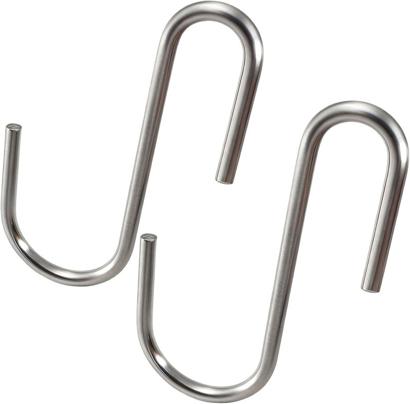 IDEALSV Stainless Steel S Hooks 30 Pcs Heavy Duty S Shaped Hooks Hanging Pan Pot Holder 2.4 Inch - Image 1