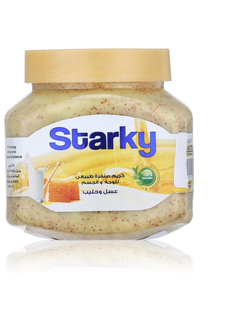 Starky natural skin cream with honey and milk - 300 ml - Image 2