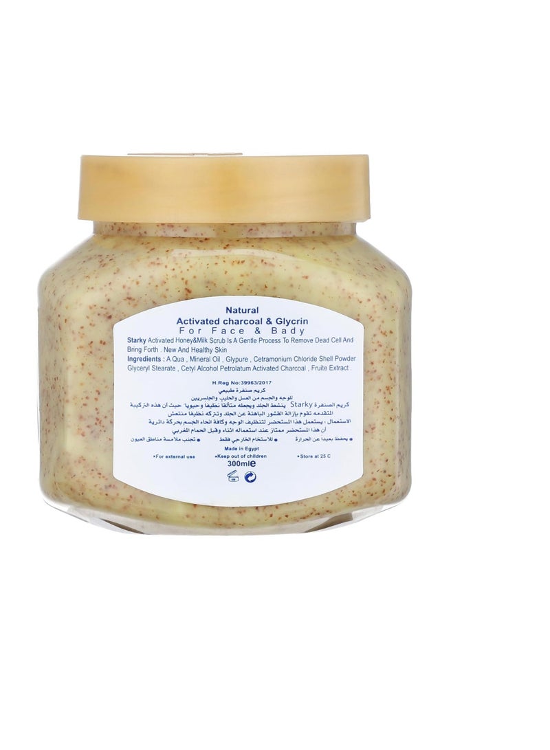 Starky natural skin cream with honey and milk - 300 ml - Image 1