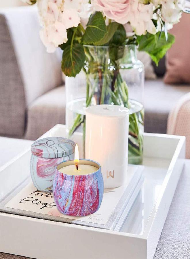 OFUN Scented Candles Gifts Set for Women, 9 Pack Aromatherapy Candles Pack Soy Wax with Essential Oil Include Lavender, Jasmine and Vanilla for Bridesmaid, Birthday, Valentine's, Mother's Day, Bath, Yoga - Image 2