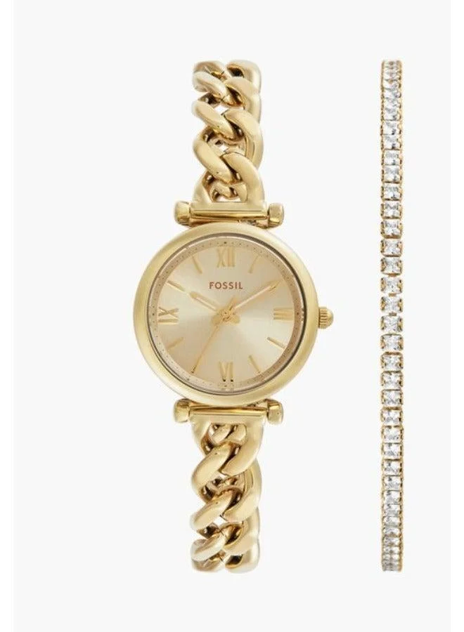 Fossil Carlie Bracelet And Watch Set