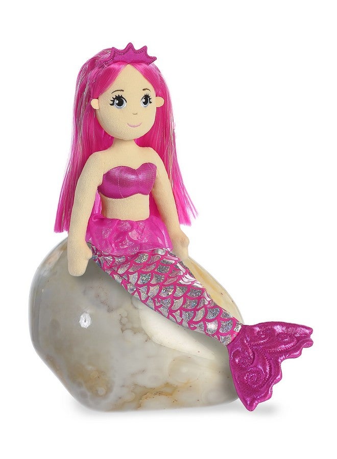 AURORA دمية غارنيت المحشوة بألوان البحر المتلألئة من أورا - لعبة خيالية - رفقاء سحريين - وردي 18 بوصة - Image 2