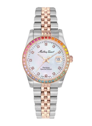 Silver-tone and Rose Gold-tone