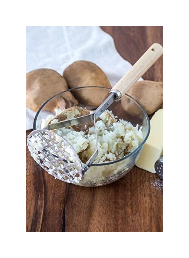 Fox Run Stainless Steel Potato Masher Silver/Beige 10x3.5x2inch - Image 3