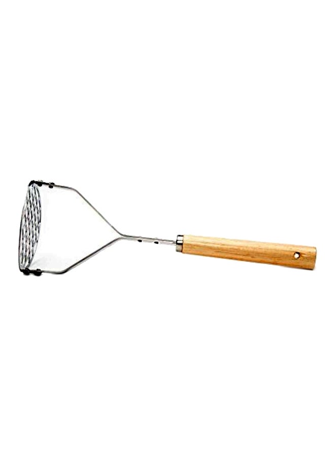 Fox Run Stainless Steel Potato Masher Silver/Beige 10x3.5x2inch - Image 1