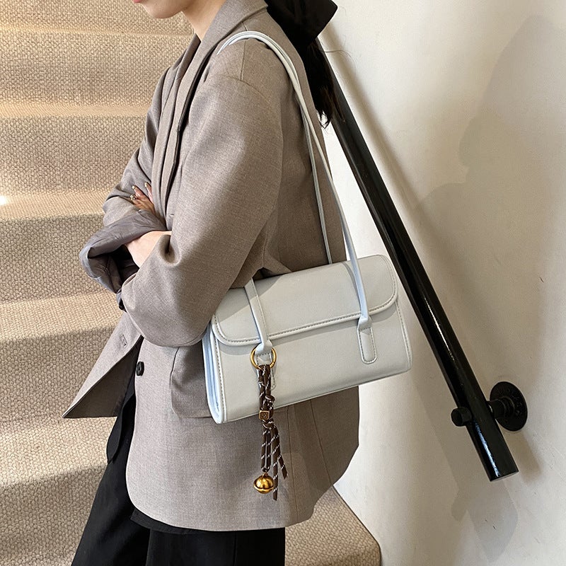 Simple Textile Fashion Underarm Bag Women'S Spring All-Match Popular Shoulder Crossbody Bag Casual Tote Bag - Image 3