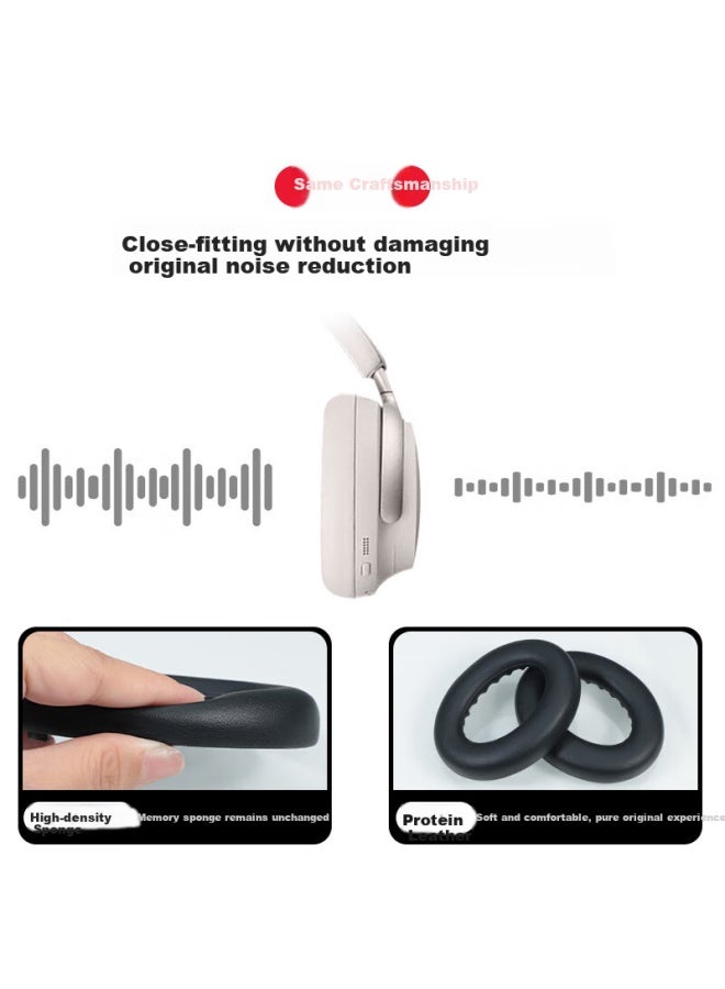 KOVOL وسادات أذن بديلة من كوفول لسماعات بوز QC35/25/15، متوافقة مع سماعات بوز كوات كومفورت 35، سوداء - Image 2