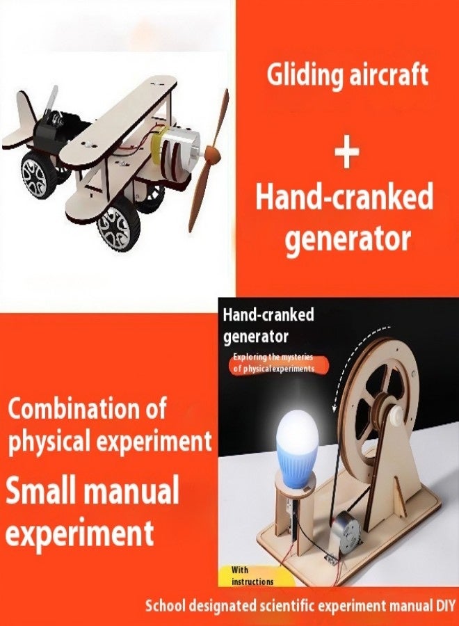 2pcs, Kits for Kids Age 8-10, Science Building Project Craft for 8-13, Model Car Kit, STEM Toys for Boys Girls Age 8-12, Wooden 3D Puzzles, Birthday Gifts for 6 7 8 9 10 11 12 13 Year Old - Image 1