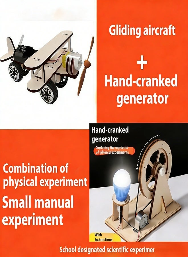 2 قطعة، مجموعات للأطفال من عمر 8-10 سنة، مشروع علمي لبناء مشاريع للأطفال 8-13 سنة، مجموعة سيارة نموذجية، ألعاب STEM للأولاد والبنات من عمر 8-12 سنة، ألغاز خشبية ثلاثية الأبعاد، هدايا عيد ميلاد لصغار السن 6-7-8-9-10-11-12-13 سنة. - Image 1