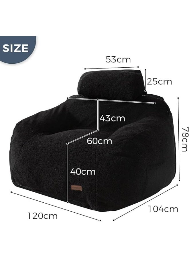 Poppins Home Poppins HOME Bean Bag Chair with Pillow  - Image 2