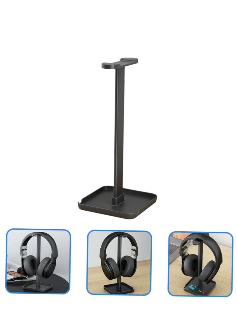 Premium Headphone Stand for Over-Ear Headphones | Durable Aluminum Construction, Foldable Design, Non-Slip Base | Gaming and Office Companion | Black, 10.5x10.5x23cm, 135g - Image 5