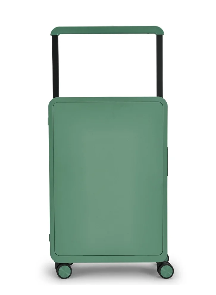 LIMRA Travel Bag It contains two compartments From Limra Made Of PC Cabin Carry Check-In Luggage Trolley Size 20 inch Color Green