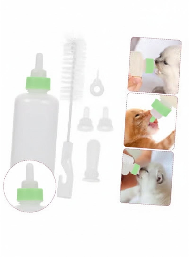A.M Pet Feeding Bottle Kit Kitten Bottles Kitten Milk Replacer Puppy Milk Feeder with Replacement Puppy Feeding Bottles for Small Animals Newborn Dog and cat Nursing Supplies - Image 4