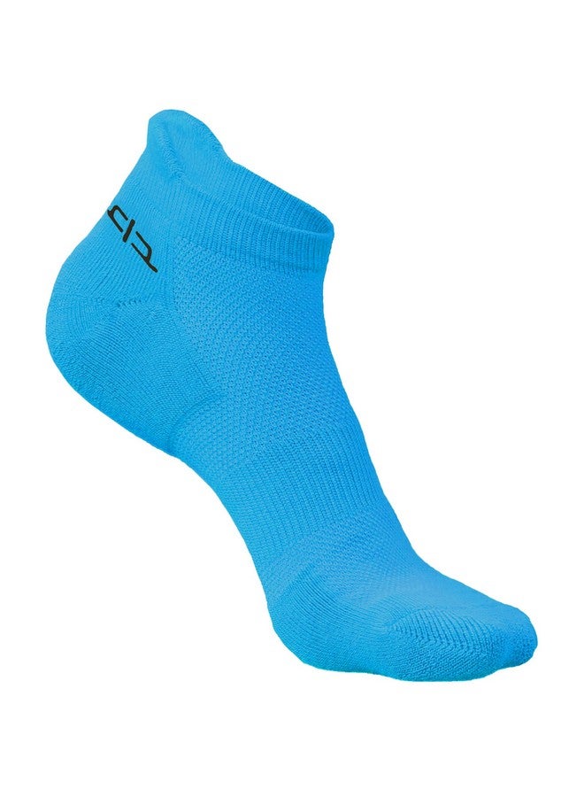 HEELIUM HEELIUM Bamboo Anklet Socks for Women|Ankle Length|Odour-Free & Breathable|Padded Base & Anti-bacterial|3X Softer than Cotton Socks, Blue  - Image 1